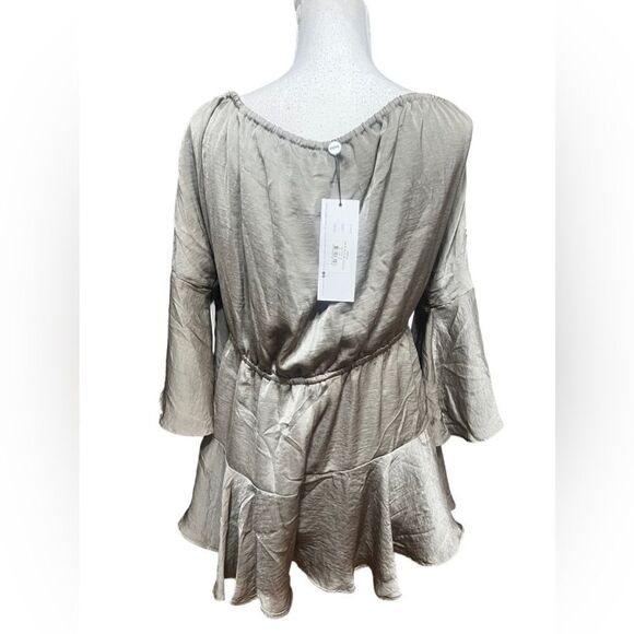 SNDYS x REVOLVE roan off should romper in olive size XS - Picture 5 of 8